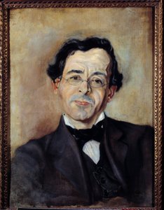 Portrait de Paul Léautaud (1872-1956) écrivain et chroniqueur - Michele Catti