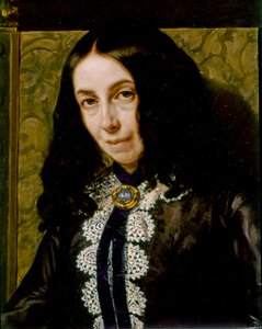 Elizabeth Barrett BROWNING, Détail de portrait