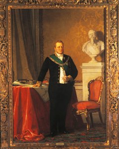 Portrait de Camillo Benso, Comte de Cavour - Michele Gordigiani