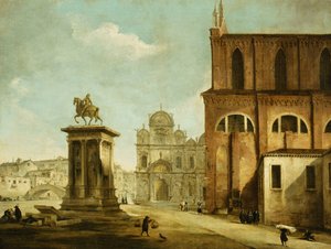Campo SS Giovanni e Paolo, Venise - Michele Marieschi