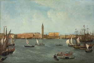 Le Bacino di San Marco, Venise, vue vers le Molo - Michele Marieschi