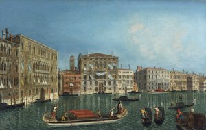 Le Grand Canal avec Palazzo Foscari et Palazzo Balbi - Michele Marieschi