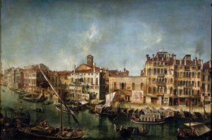 Vue du Grand Canal depuis la Fondamenta Del Vin - Michele Marieschi