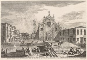 Vues de Venise : Campo dei Frari
