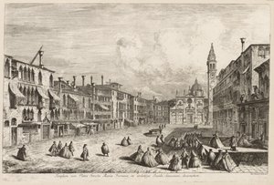 Vues de Venise : S. Maria Formosa, 1741