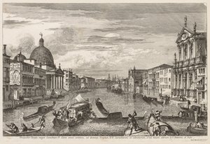 Vues de Venise : Santa Chiara - Michele Marieschi