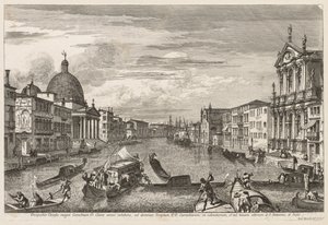 Vues de Venise : Santa Chiara, 1741 - Michele Marieschi