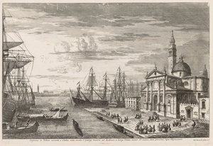 Vues de Venise : Le bassin de Saint-Marc - Michele Marieschi