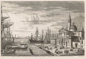 Vues de Venise : Le Bassin de Saint-Marc, 1741 - Michele Marieschi