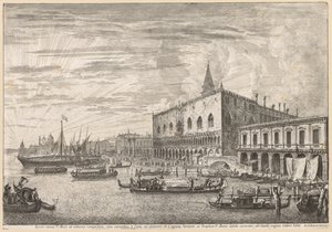 Vues de Venise : Le Molo et S. M. Della Salute