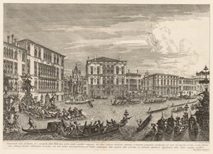 Vues de Venise : La régate, 1741