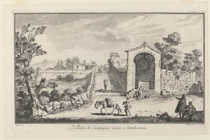 Vue de la campagne près de Gamberaia - Michele Marieschi after Giuseppe Zocchi