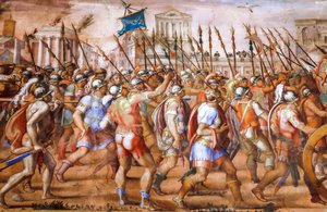 Triomphe du consul Lucius Aemilius Paulus sur Persée roi de Macédoine (détail) - Michele and Rocchetti Jacopo Alberti