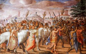 Triomphe du consul Lucius Aemilius Paulus sur Persée roi de Macédoine (détail) - Michele and Rocchetti Jacopo Alberti