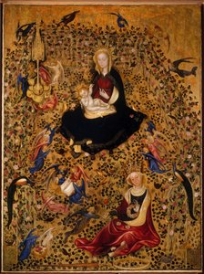 La Madone du jardin de roses Madonna del Roseto, vers 1425 - Michelino da Besozzo