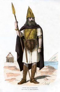 Guerrier, possiblement gaulois ou franc, 1882-1884