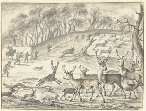 Chasse au cerf - Michiel Carree
