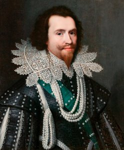 Portrait de George Villiers (1592-1628) duc de Buckingham - Michiel Jansz. van Miereveld