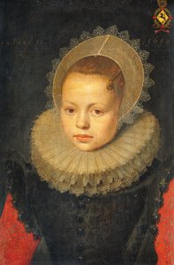 Portrait de Corvina Hezenbroek van Hofdijck (1602-67) - Michiel Jansz van Mierevelt (workshop of)