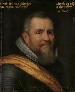 Portrait du comte Guillaume-Louis de Nassau, surnommé Notre Père en frison occidental - Michiel Jansz van Mierevelt (workshop of)