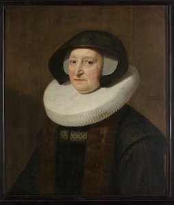 Portrait de Maria Petitpas (?-1640) - Michiel Jansz van Mierevelt (workshop of)