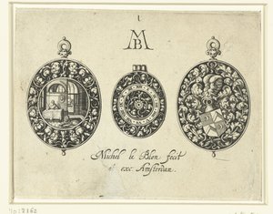 Deux boîtiers de montre et un cadran, vers 1620-26 - Michiel Le Blon