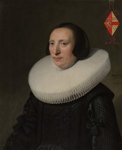 Margaretha van Clootwijk née vers 1580-81, décédée en 1662, épouse de Jacob van Dalen, 1639 - Michiel Jansz van Mierevelt