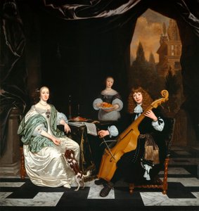La Sinfonia (Portrait de famille) - Michiel van Musscher