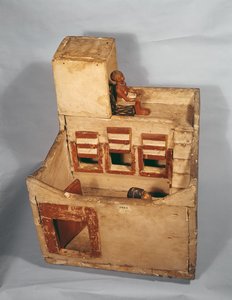 Modèle en bois d