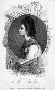 Elizabeth Ann Sheridan, chanteuse anglaise du XVIIIe siècle, 1816