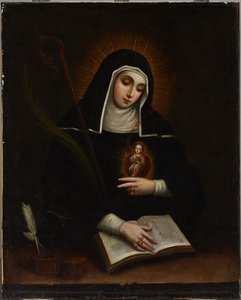 Sainte Gertrude - Miguel Cabrera