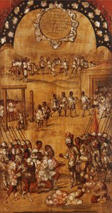 La Conquête du Mexique, Panneau III, c.1696-1715