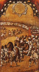 La conquête du Mexique, panneau IX, vers 1696-1715