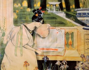 Affiche de présentation de Les pages de la vie de Rusinol i Prats - Miguel Utrillo