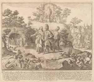 Énée et la Sibylle de Cumes, pour le festival "Chinea" - Miguel de Sorellò after Francisco Preciado