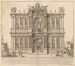 Le Royaume de Naples, pour le festival de la "Chinea" - Miguel de Sorellò after Francisco Preciado