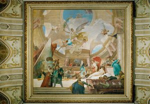 Fresque du plafond du Kunsthistorisches Museum de Vienne, Apothéose de la Renaissance (fresque)