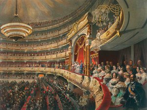 Auditorium du Théâtre Bolchoï, Moscou, Russie - Mihaly von Zichy