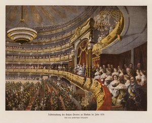 Illuminations au Théâtre Bolchoï, Moscou - Mihaly von Zichy