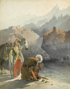 La prière (de la série Scènes du Caucase)