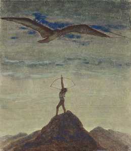 Le Signe du Sagittaire (du cycle "Zodiaque") par Ciurlionis, Mikalojus Konstantinas (1875-1911) - Mikalojus Konstantinas Čiurlionis
