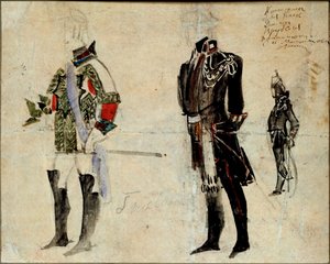 Costumes préparatoires masculins pour l
