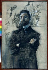 Portrait du poète Valeri Iakovlevitch Brioussov (1873-1924) - Mikhail Aleksandrovich Vrubel