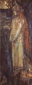 Chanteuse Nadezhda Zabela-Vroubel en Princesse Volkhova dans l