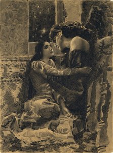 Tamara et Démon. Illustration du poème Le Démon de Mikhaïl Lermontov, 1890-1891
