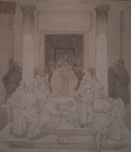 Les Fiançailles de Joseph et Marie - Mikhail Aleksandrovich Vrubel