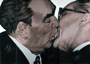 Le baiser fraternel - Mikhail Aleksandrovich Vrubel