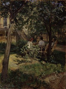 Dans le jardin, années 1910