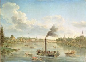 Grand Palais de Peterhof au golfe de Finlande, 1761 - Mikhail Ivanovich Makhaev