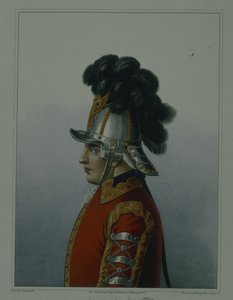 Casque du régiment de cavalerie des Life Guards en 1764-1796, début des années 1840 - Mikhail Ivanovich Terebenev